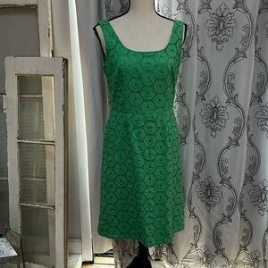 Adrianna Papell Kelly Green Tank Dress